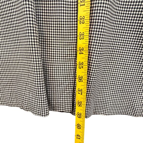 VTG Swing Coat M Gingham Check Mod 60s Rockabilly Retro Career Church Preppy USA - Picture 12 of 16